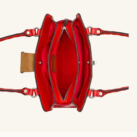 Patricia Nash Multi-pocket Leather Satchel - Picture 3 of 4